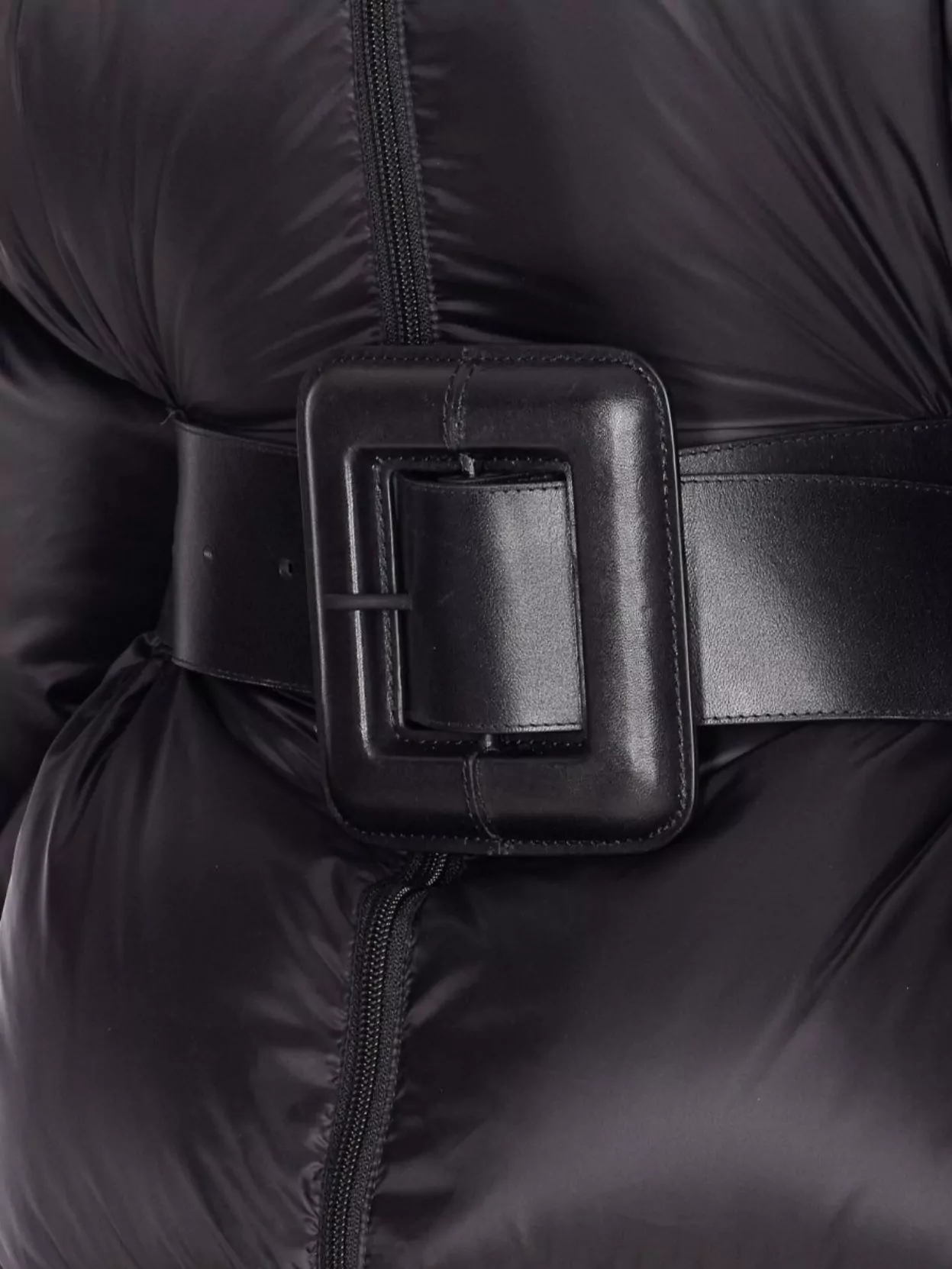 Balenciaga Hourglass Padded Long Jacket Belt