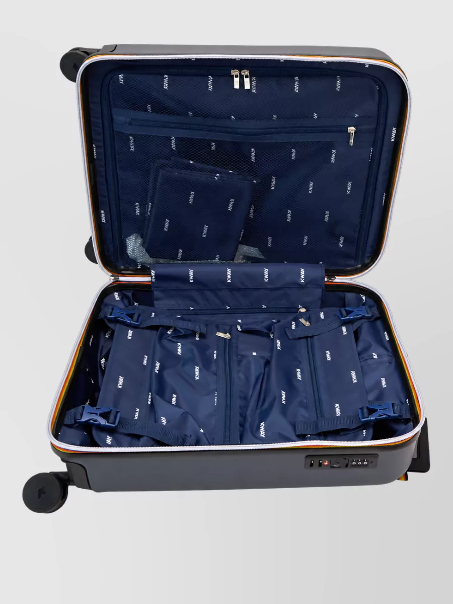 K-Way Textured Trolley Suitcase