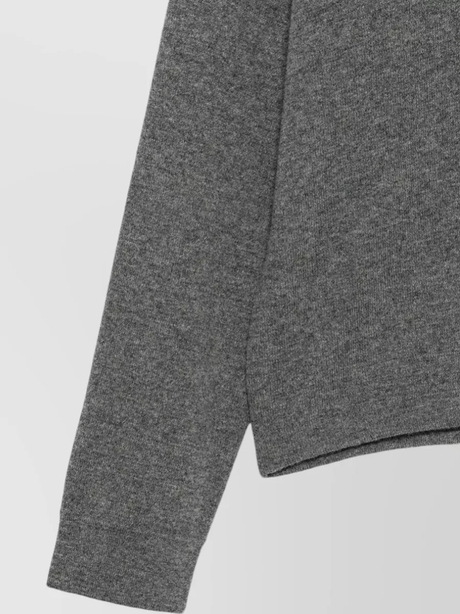 Roberto Collina Merino Wool Polo Collar Cardigan