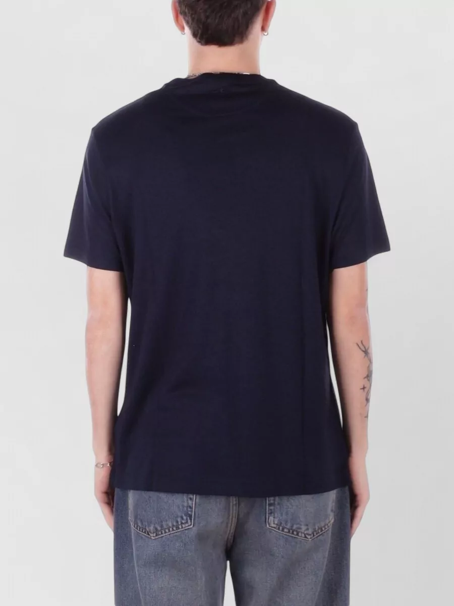 Paul & Shark Crew Neck Short Sleeve Cotton T Shirt