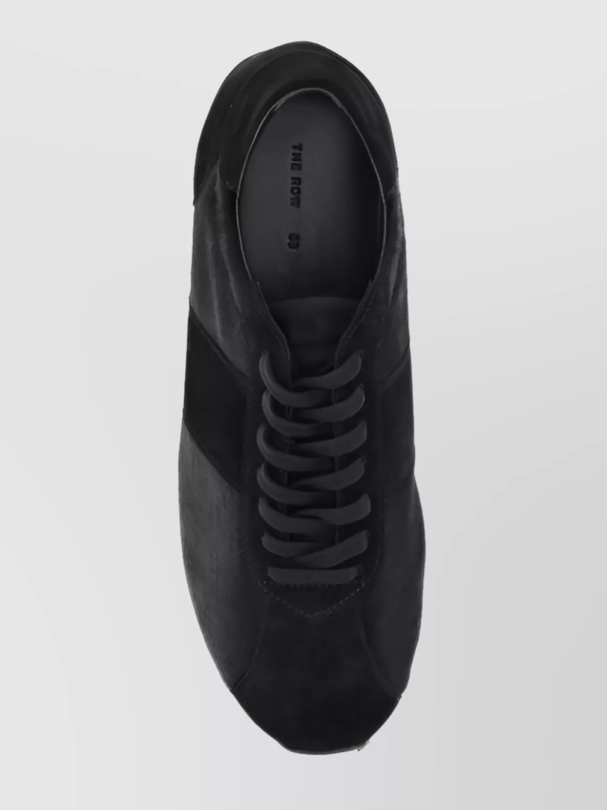 The Row Velvet Adjustable Sneakers Suede Finish