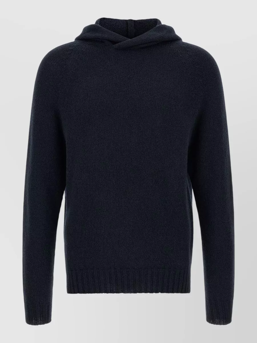 Ma'ry'ya cashmere wool hooded sweater