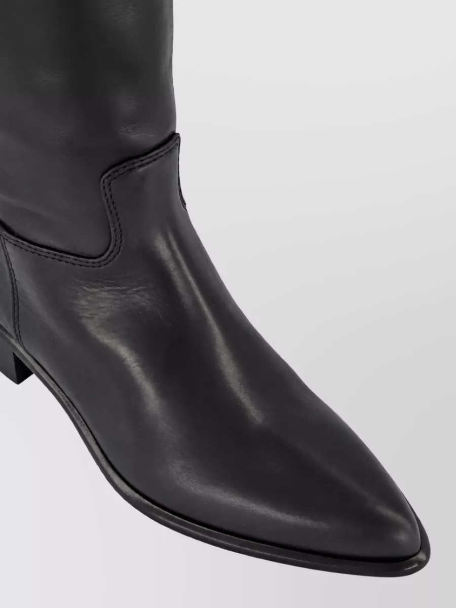 Prada Leather Ankle Boots