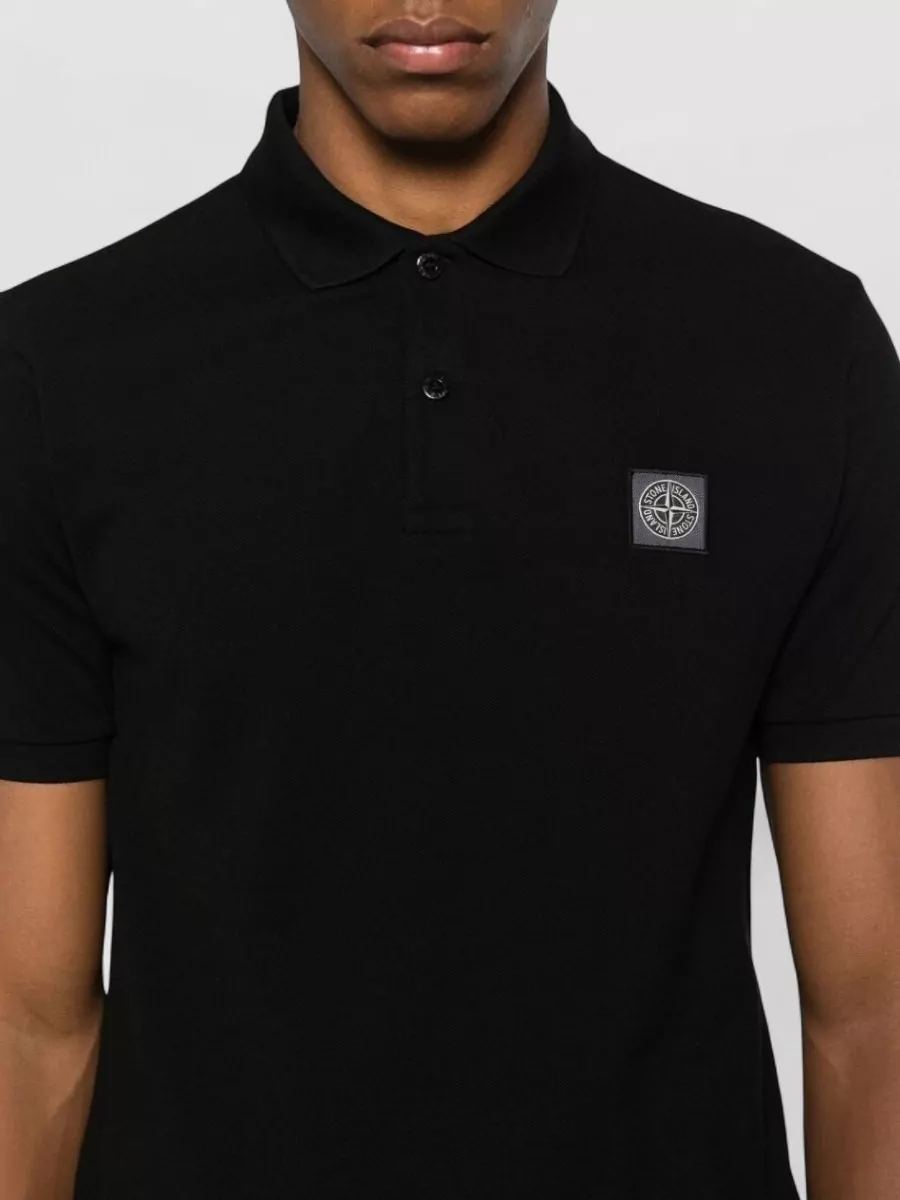 Stone Island Cotton Short-Sleeve Polo Shirt
