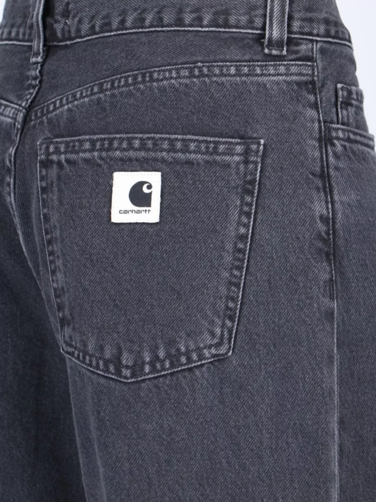 Carhartt Wide-leg Trousers With Pockets And Loops In Blue