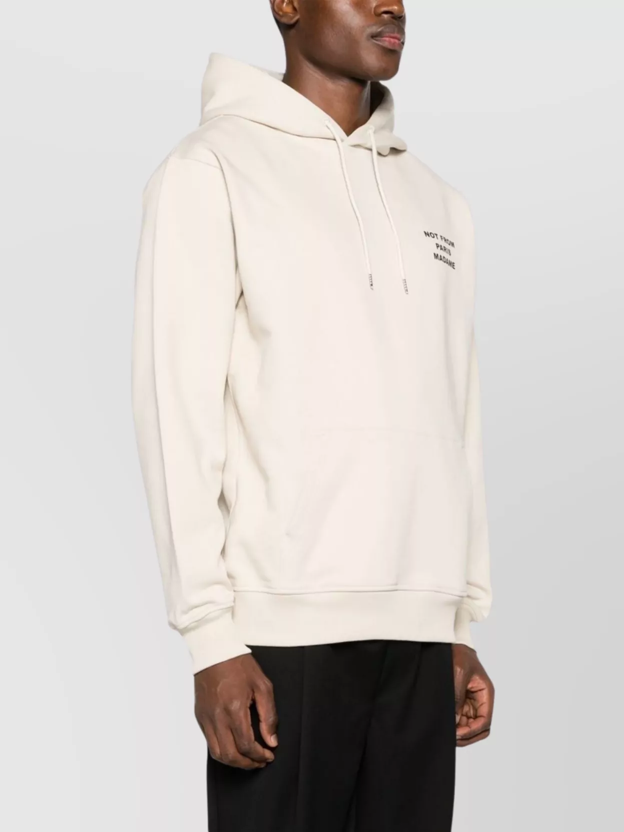 Drôle De Monsieur Casual Hoodie With Drawstring And Pockets