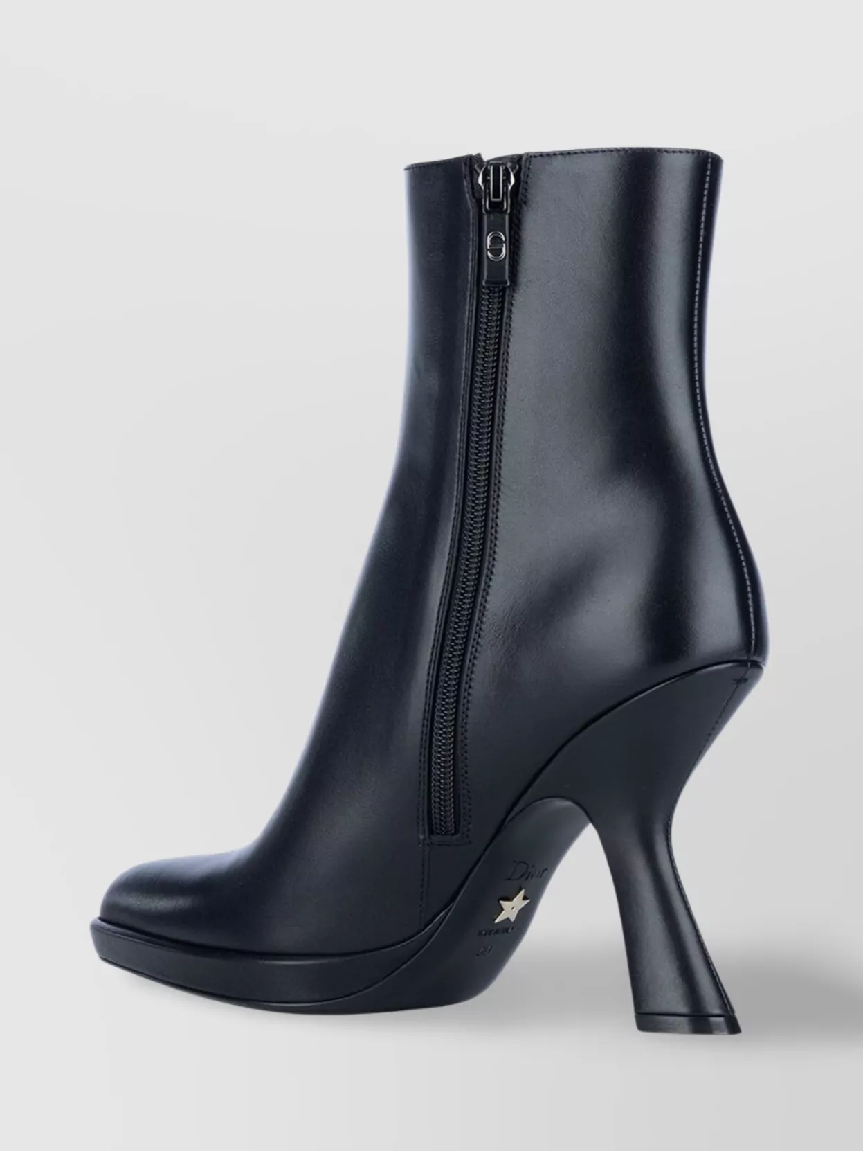 Christian Dior Leather Ankle Boots Finish