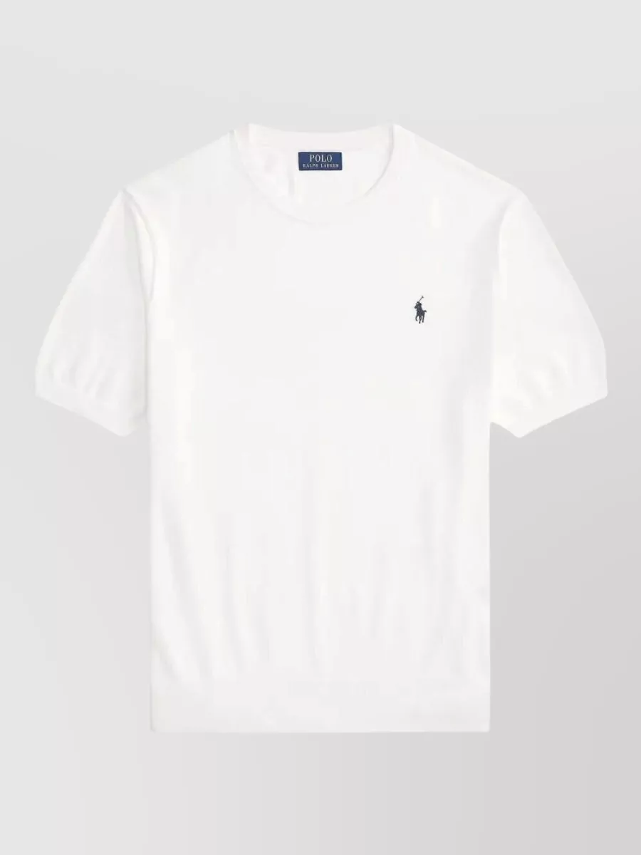 Polo Ralph Lauren Cotton Short Sleeve Knit Crew Neck T-Shirt