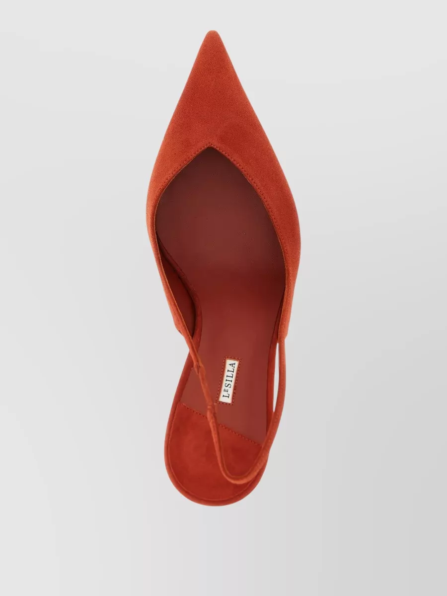 Le Silla Leather Slingback Mules