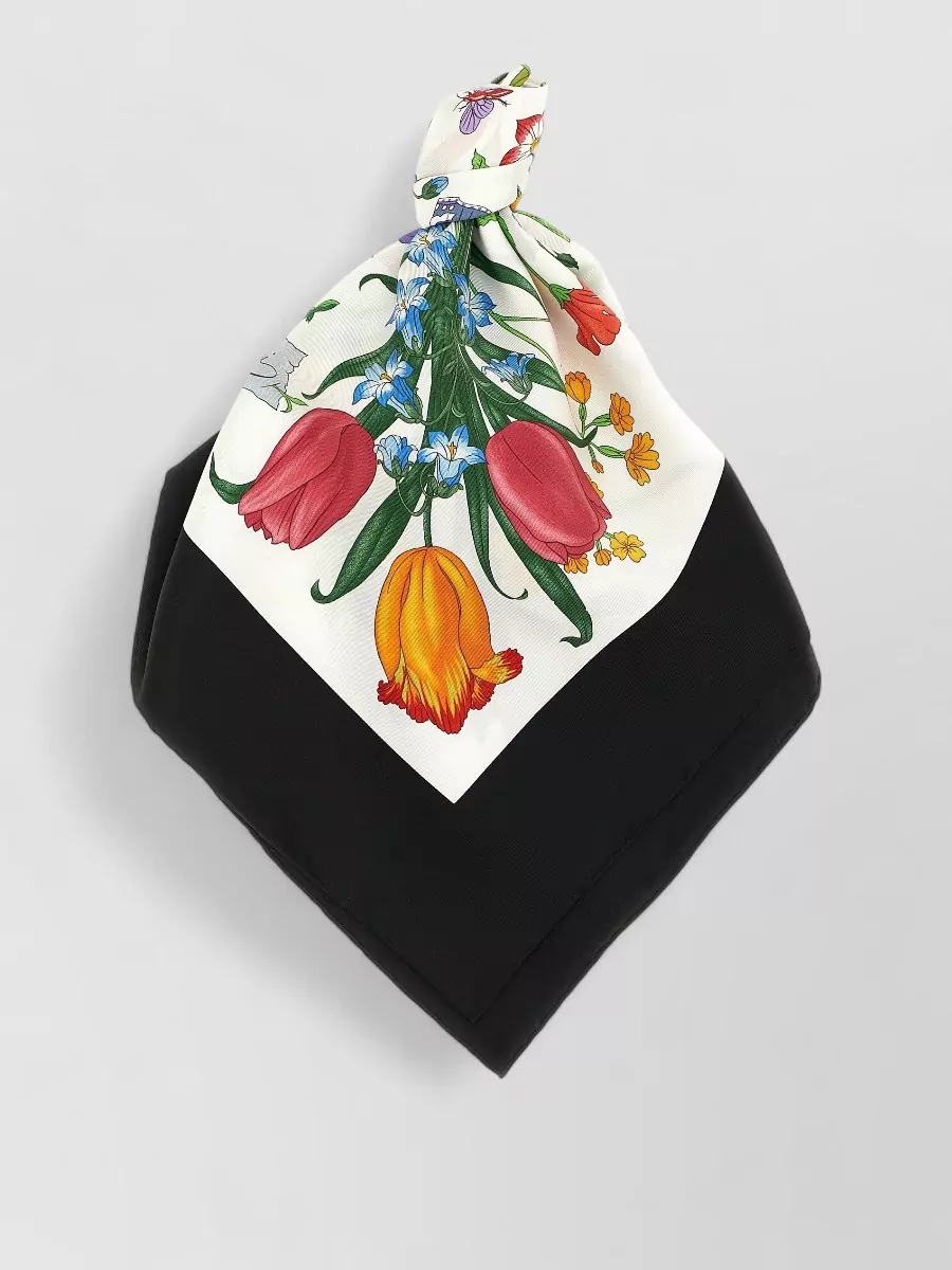 Gucci silk floral-print scarf