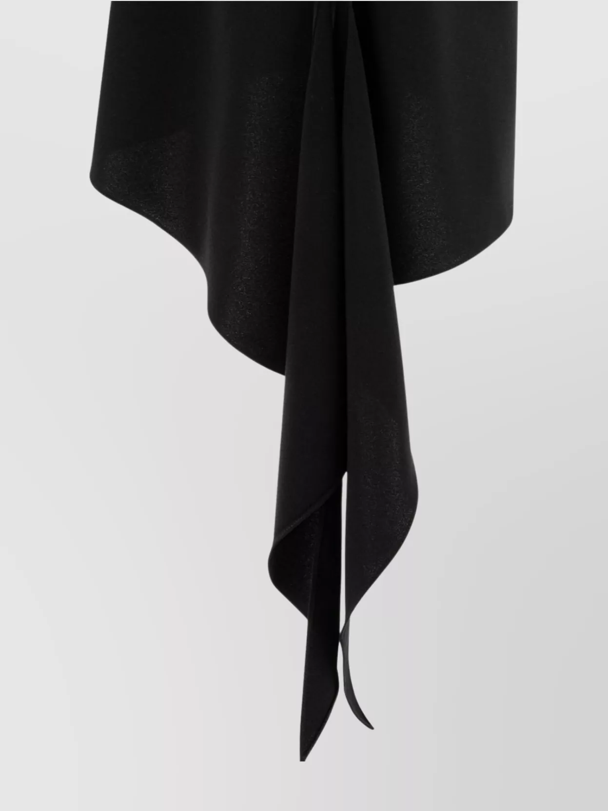 Courrèges Draped High Waist Skirt With Tie Detail