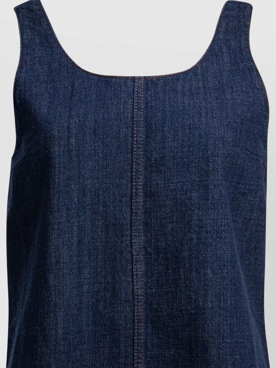 Ami Paris A Line Dresses Sleeveless Scoop Neckline