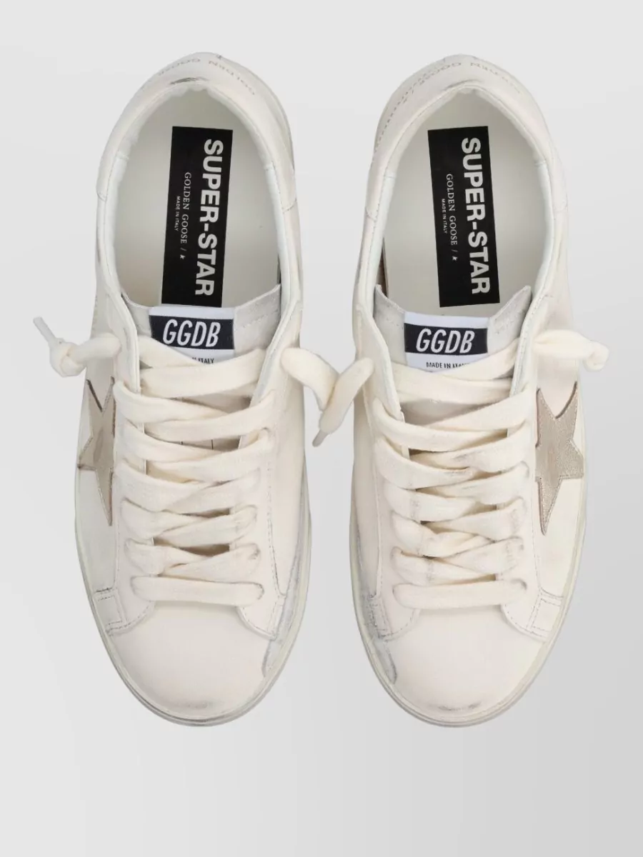 Golden Goose Leather Low-Top Sneakers