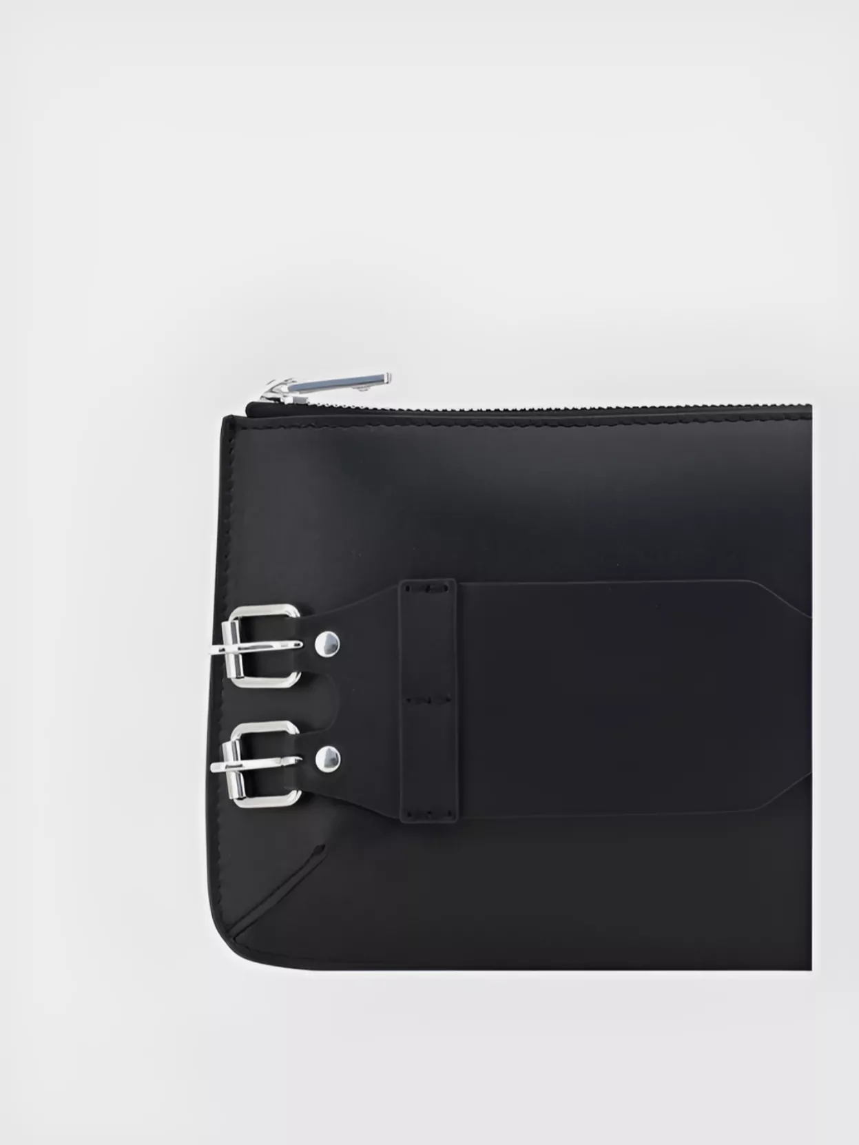 Mm6 Maison Margiela Leather Cuff Clutch Bag