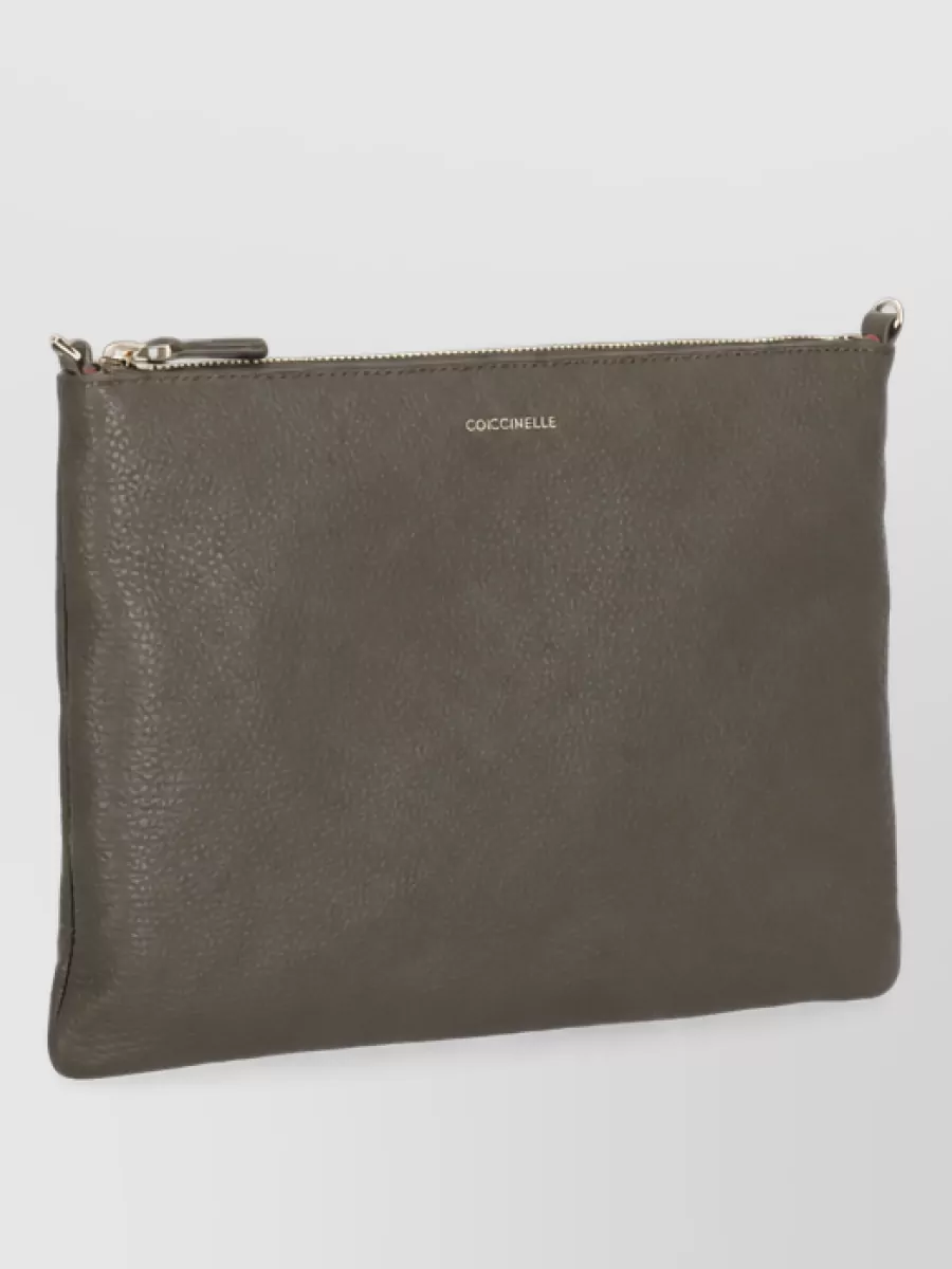 Coccinelle leather clutch bag