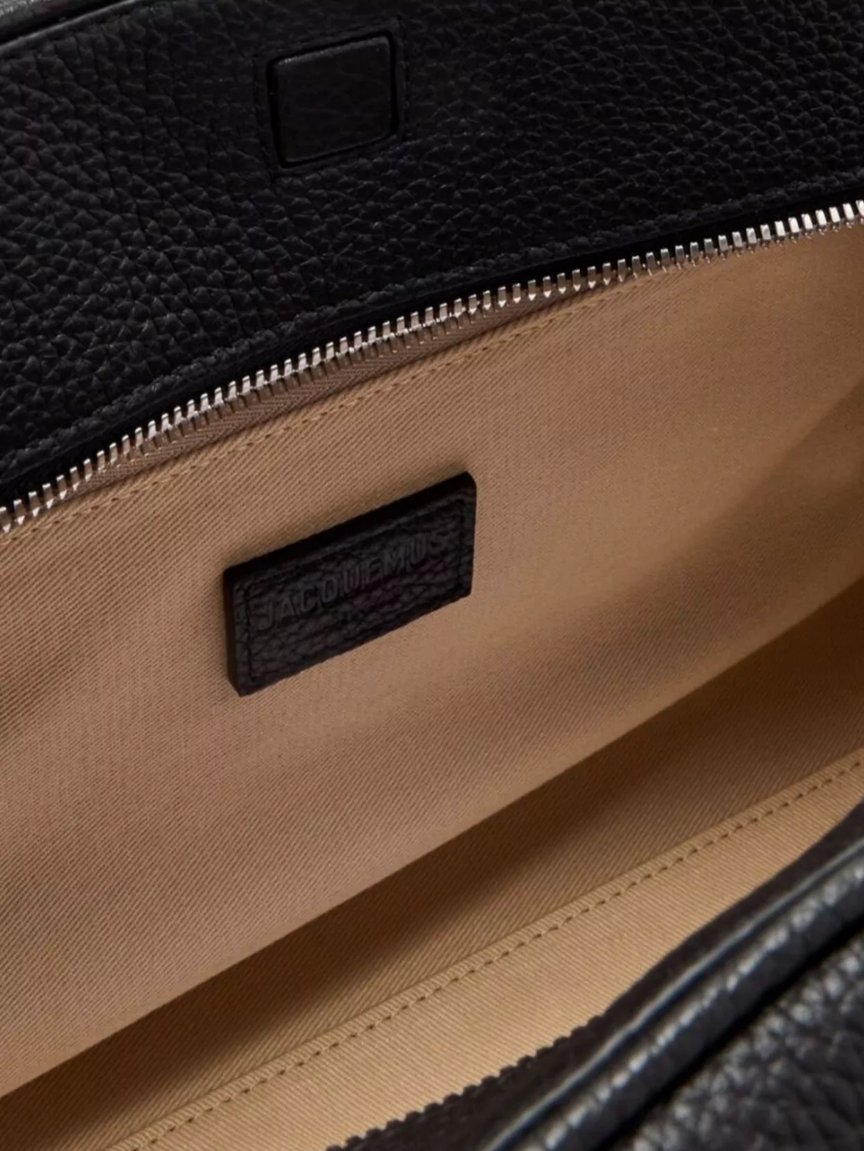 Jacquemus Knotted Detail Leather Tote Bag