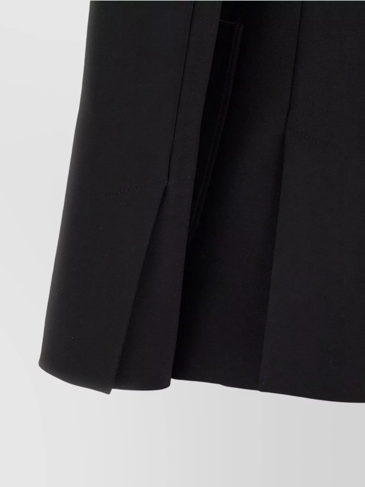 Max Mara Backless Jacket With Pockets And Lapel