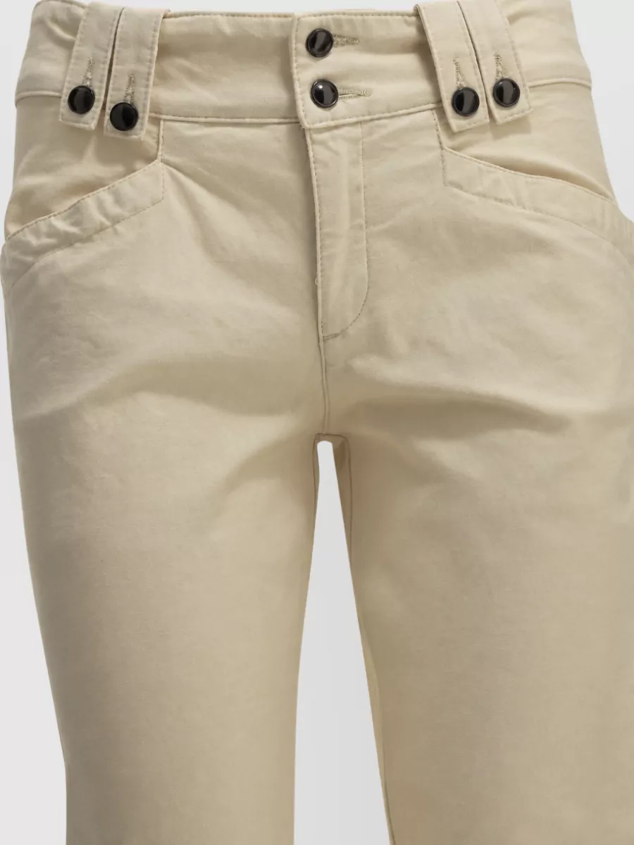 Isabel Marant High-Rise Straight-Leg Trousers