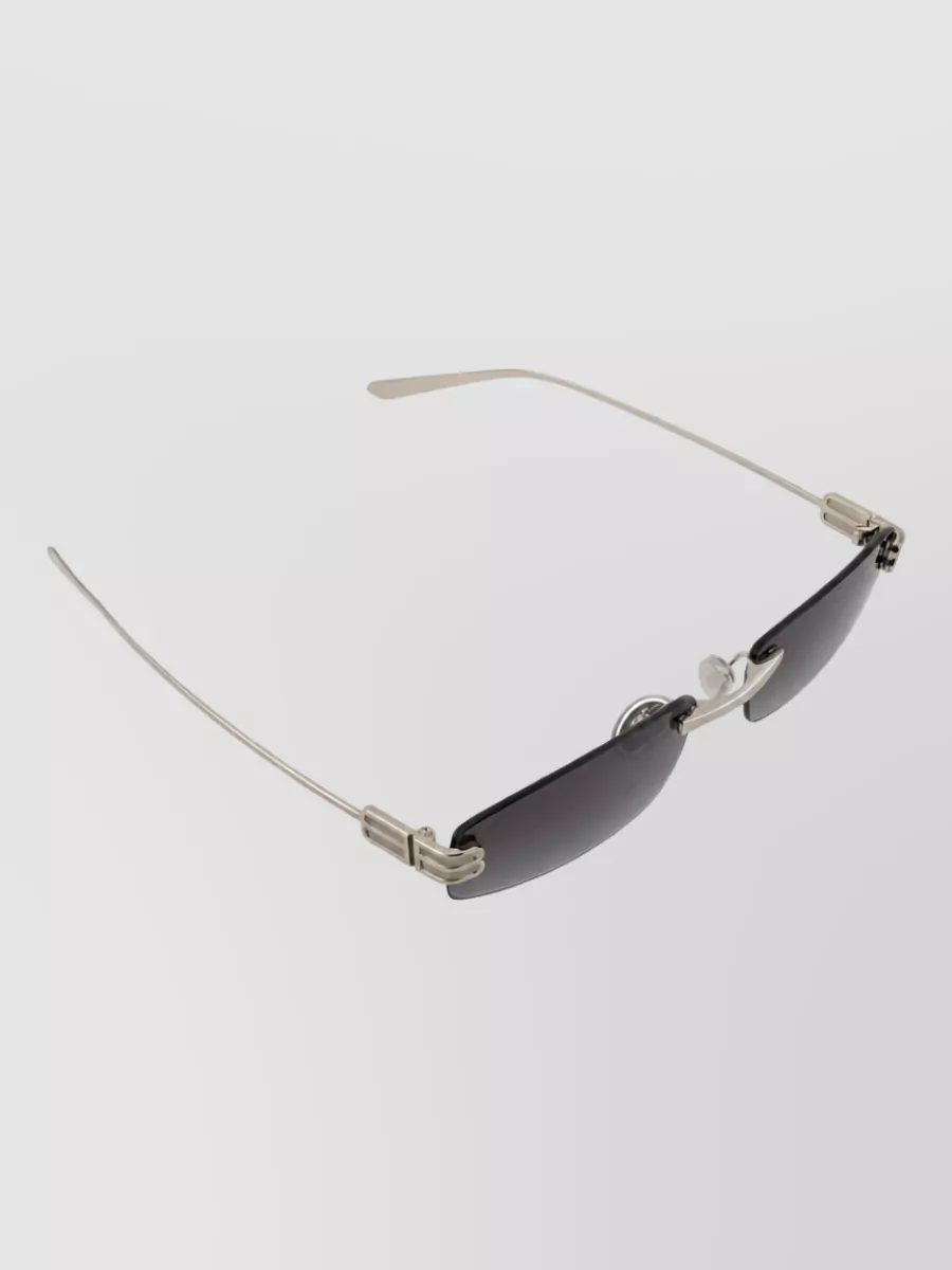 Balenciaga Metal Square Sunglasses