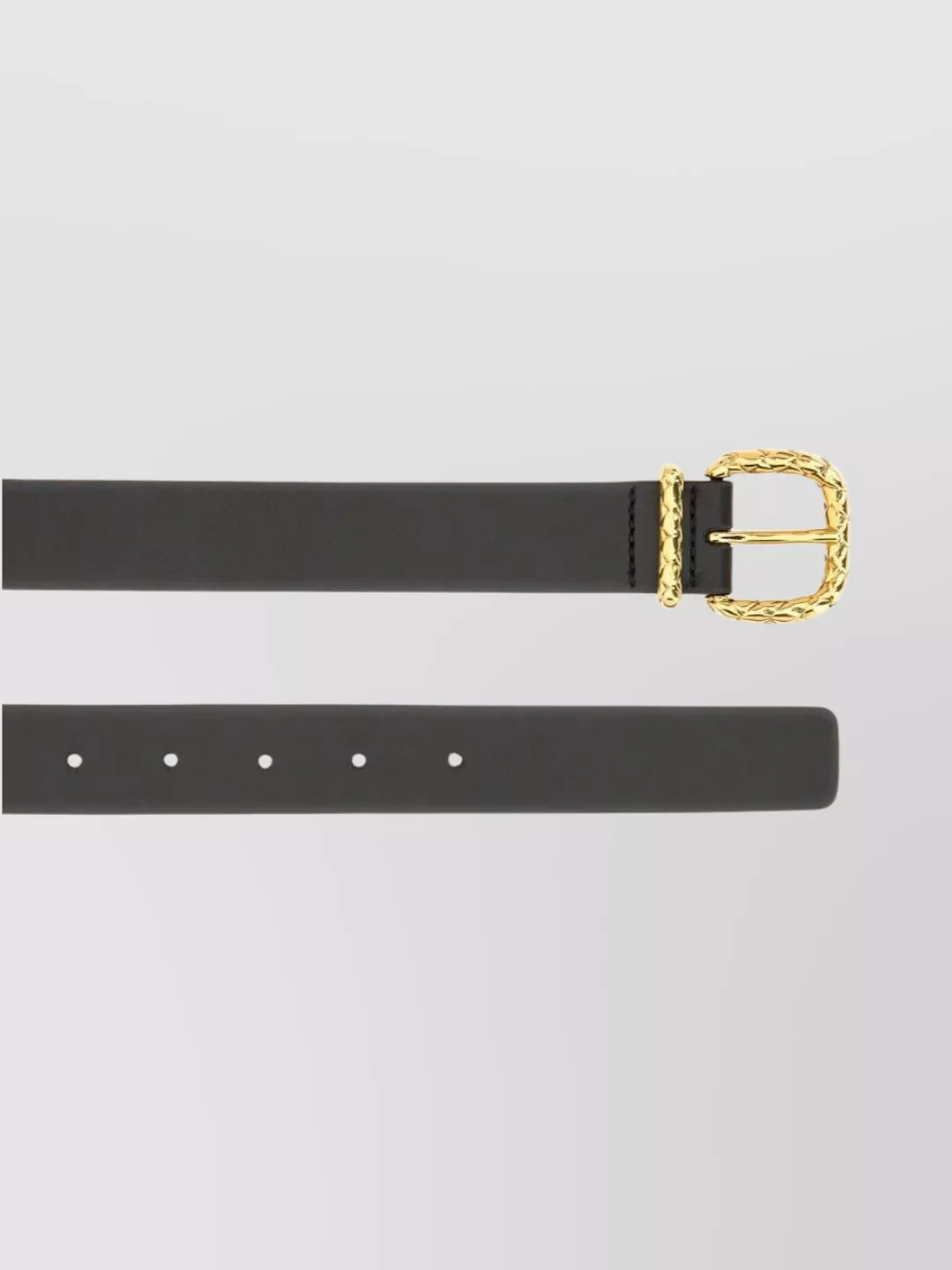 Bottega Veneta Adjustable Loop Belt Gold-Tone Buckle