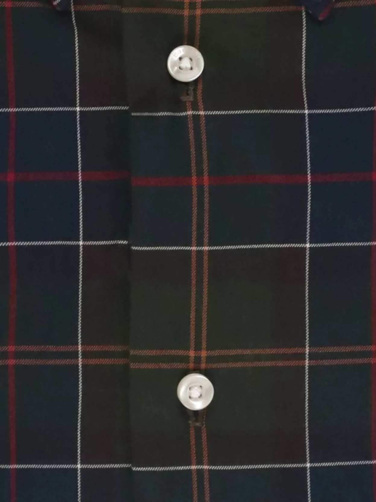 Barbour Checkered Cotton Shirt Chest Pocket