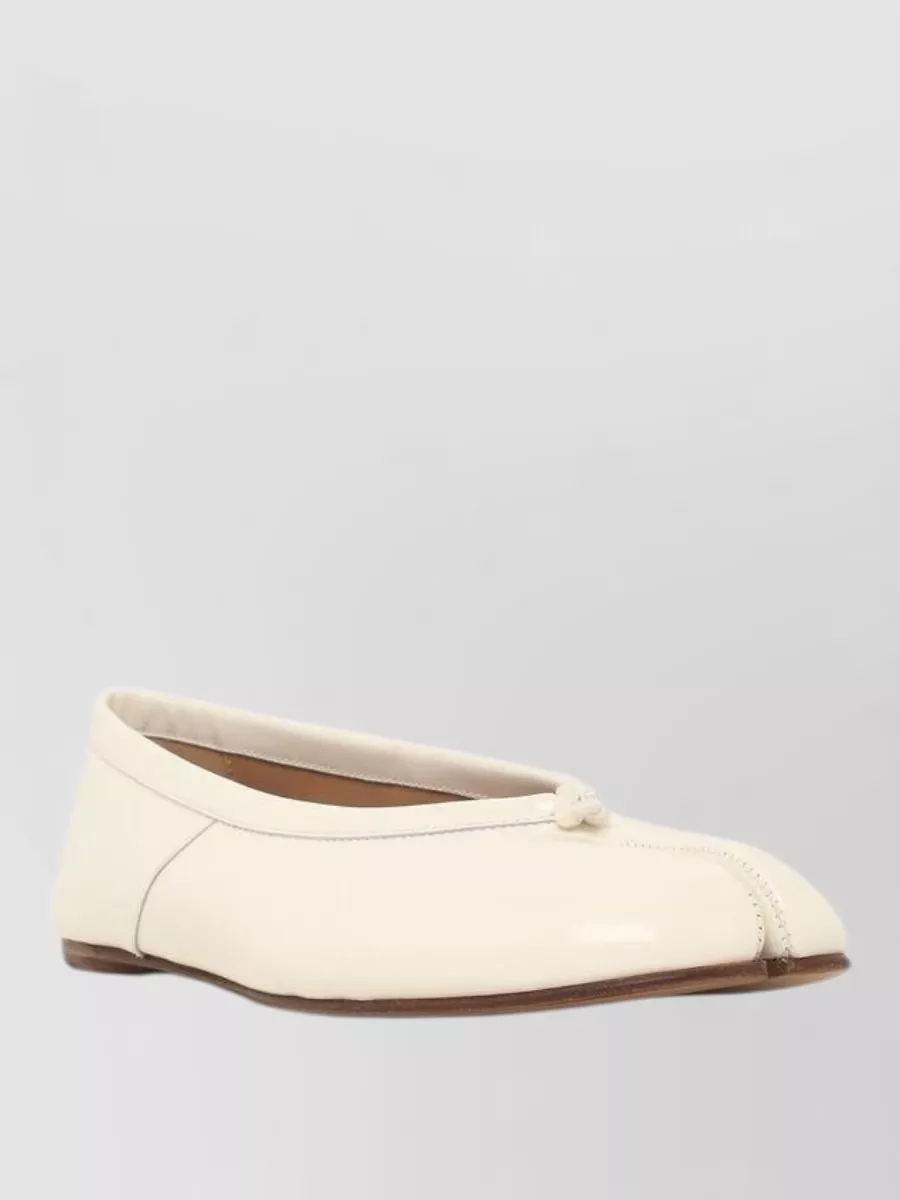 Maison Margiela leather tabi ballerina flats