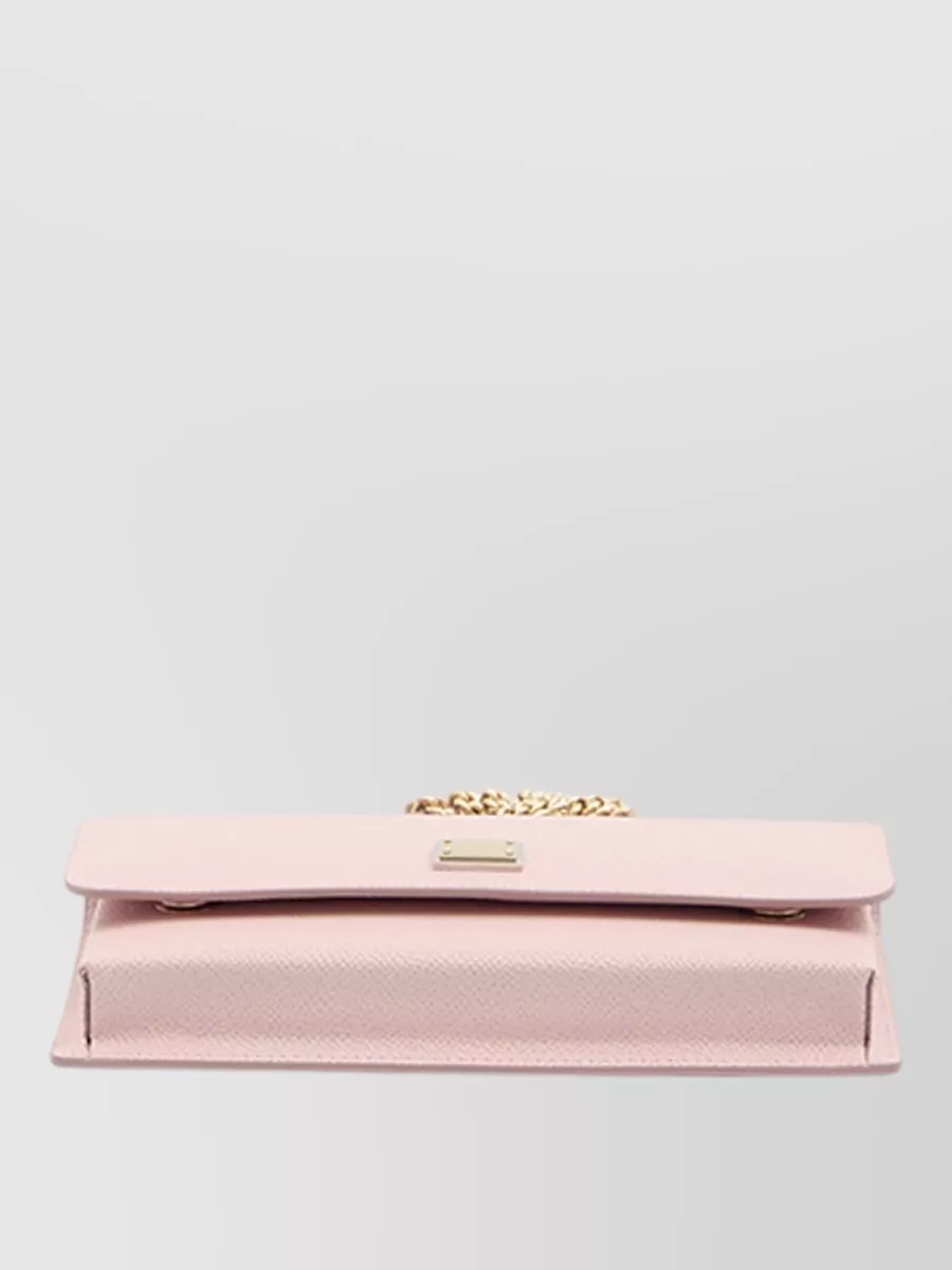 Dolce&Gabbana Mini Tote Bag Calf Leather Chain Handle