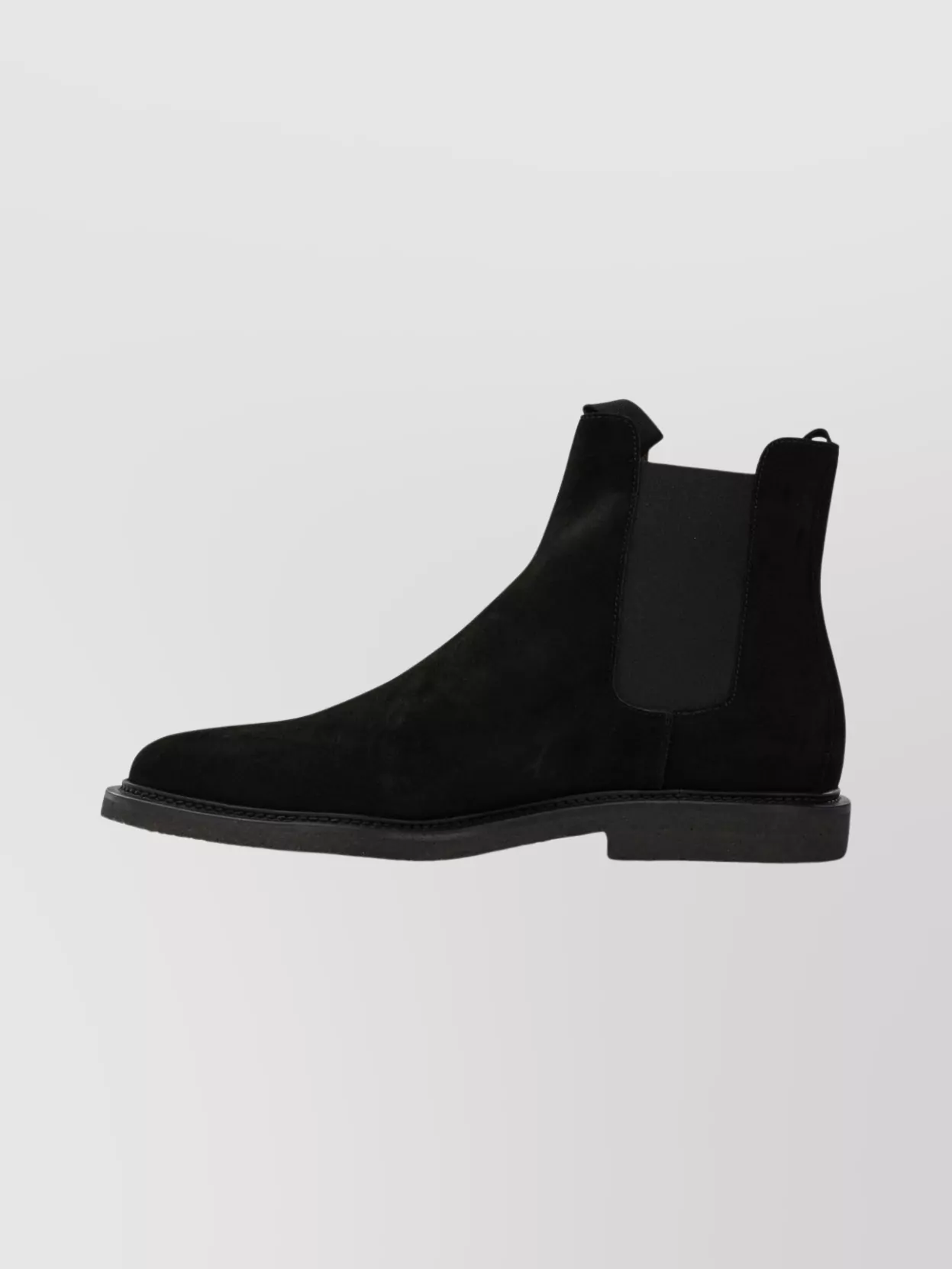 Common Projects Suede Ankle Boots With Round Toe Design