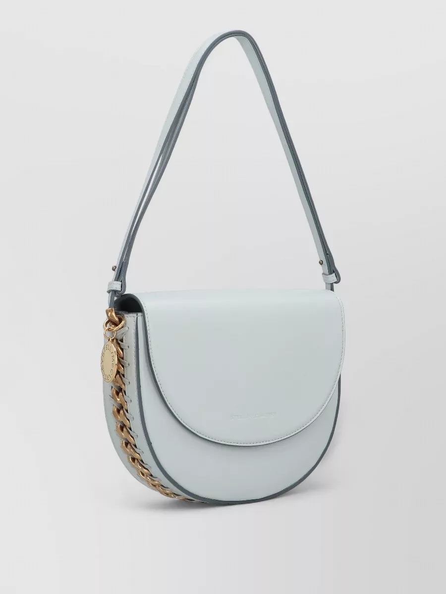 Stella Mccartney Frayme Chain Shoulder Bag Medium Flap