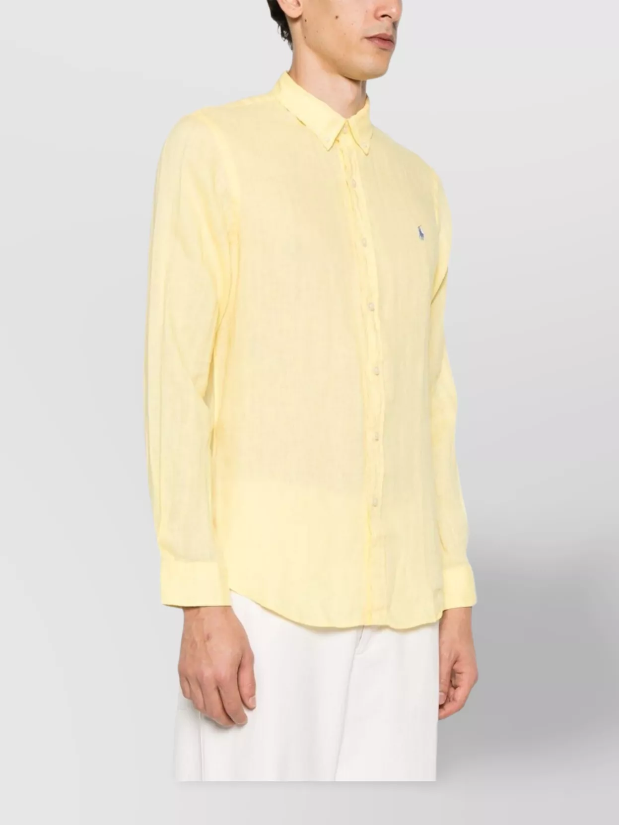 Ralph Lauren Logo Shirt Box-Pleat Detail