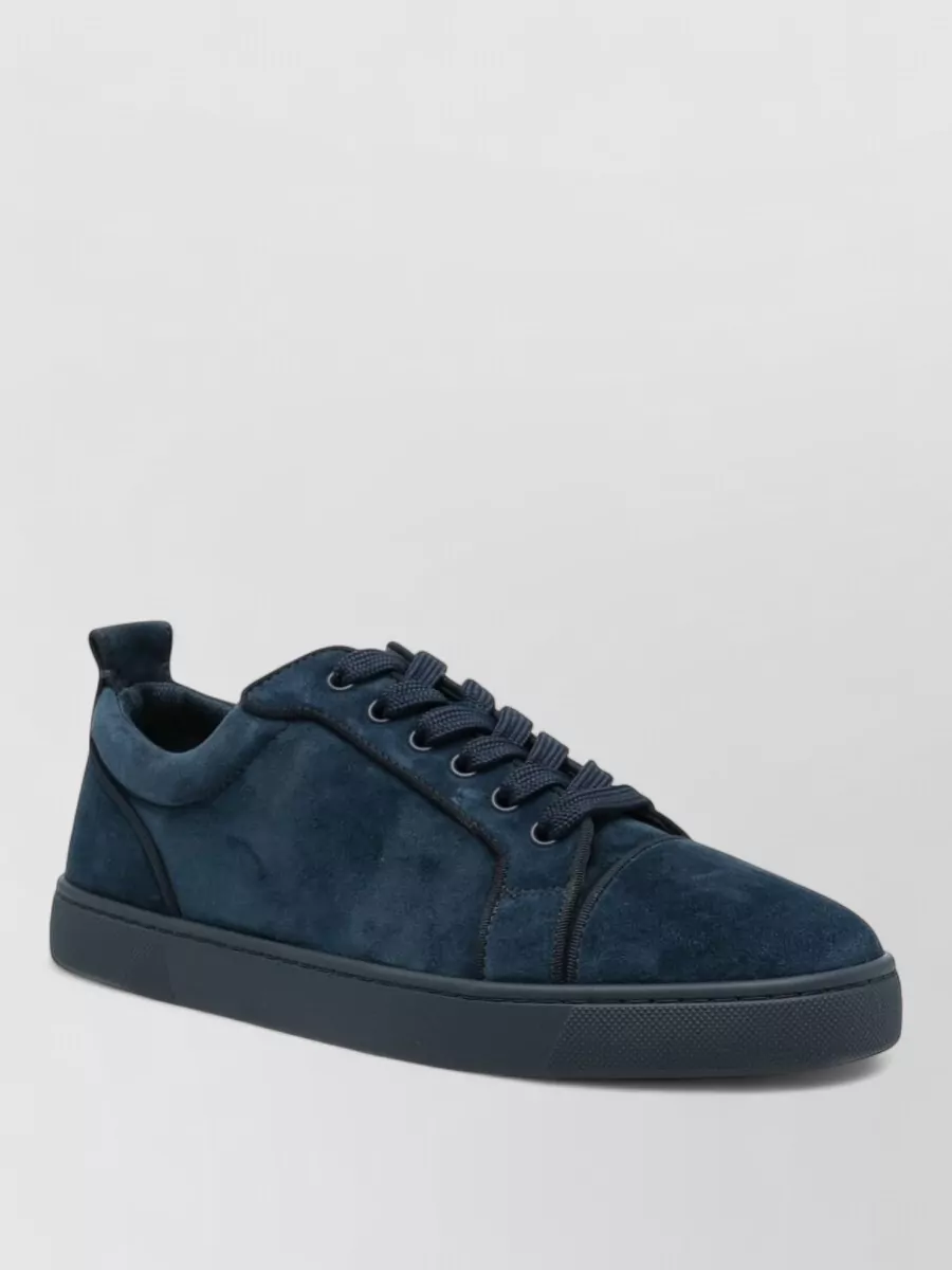 Christian Louboutin leather logo-print lace-up sneakers
