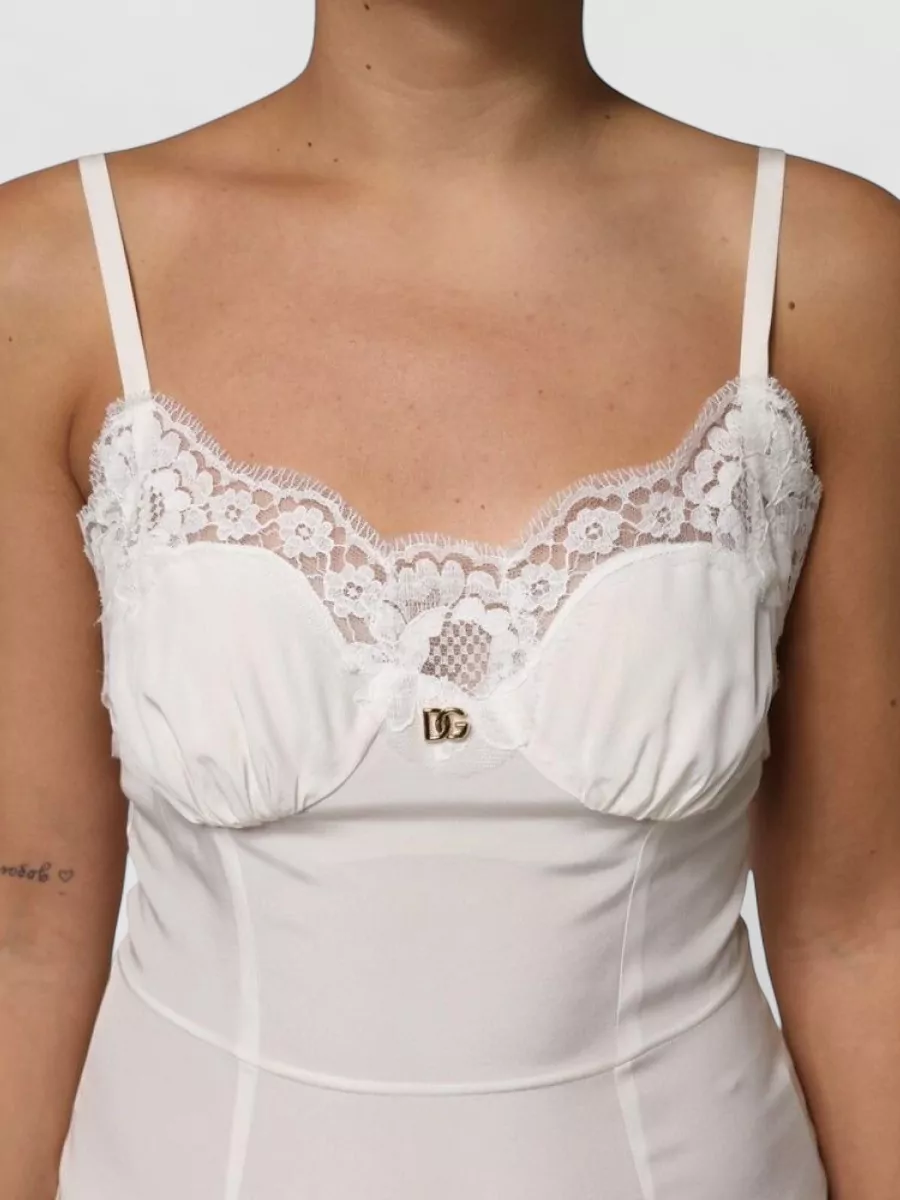 Dolce&Gabbana Silk Lace Mini Dress