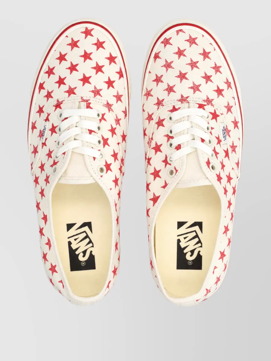 Vans Printed Canvas Lace-Up Sneakers