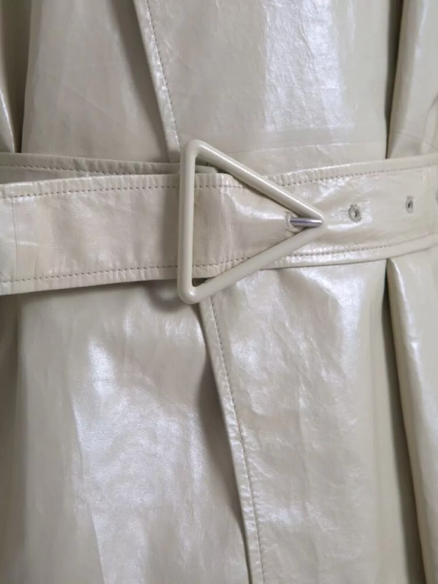 Bottega Veneta Leather Trench Coat