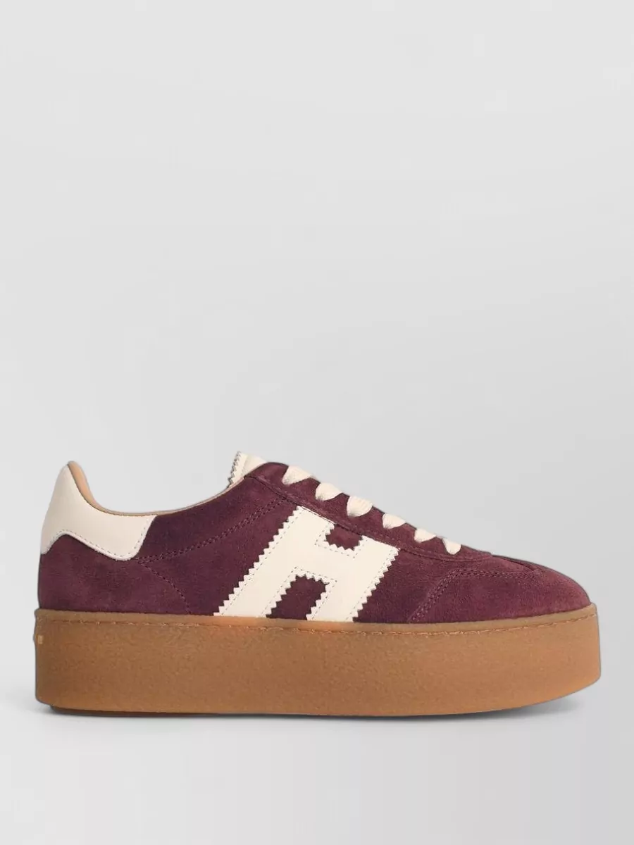 Hogan Leather low-top sneakers