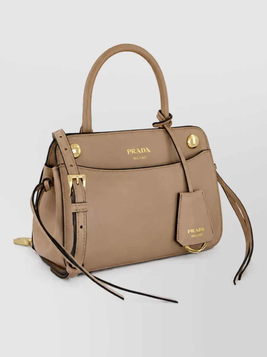 Prada Carry Mini Leather Shoulder Bag