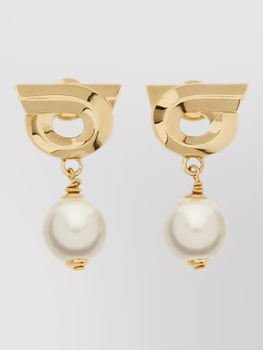 Ferragamo crystal-embellished earrings