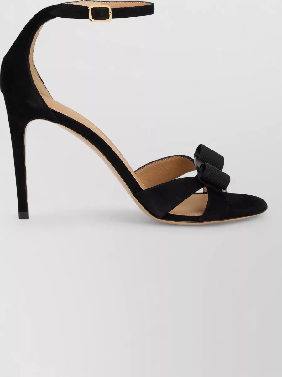 Ferragamo Leather High-Heel Sandals
