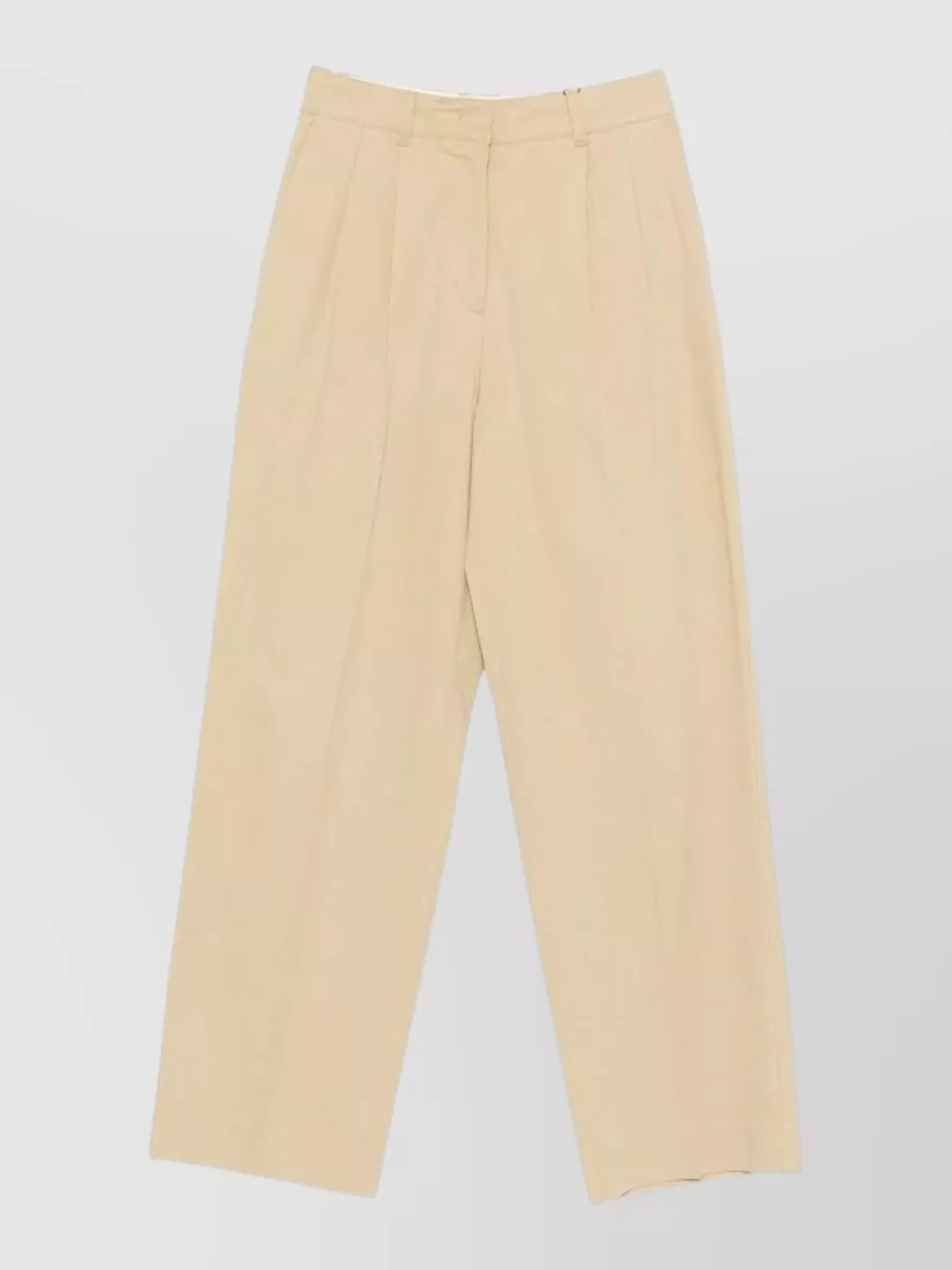 Dunst pleated wide-leg trousers
