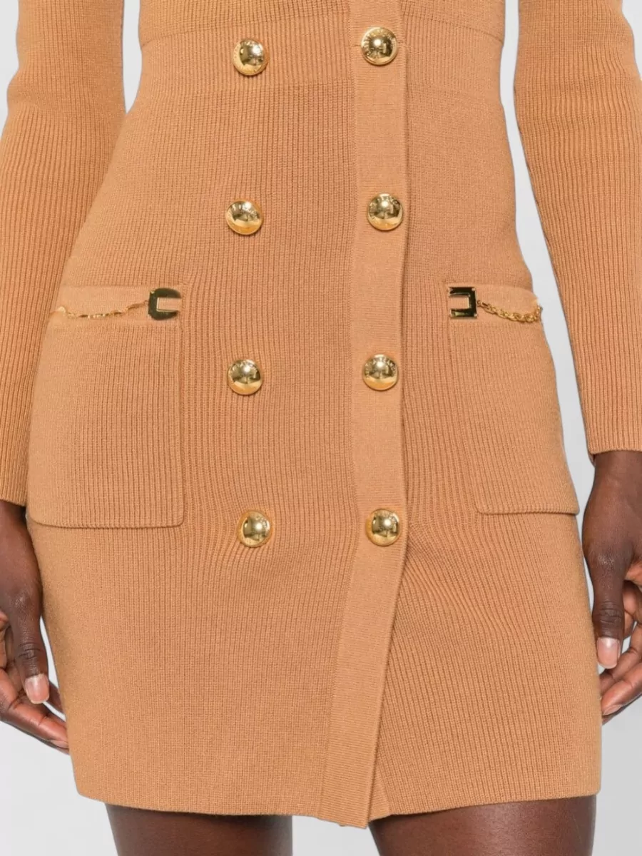 Elisabetta Franchi Knee-Length Knitted Dress