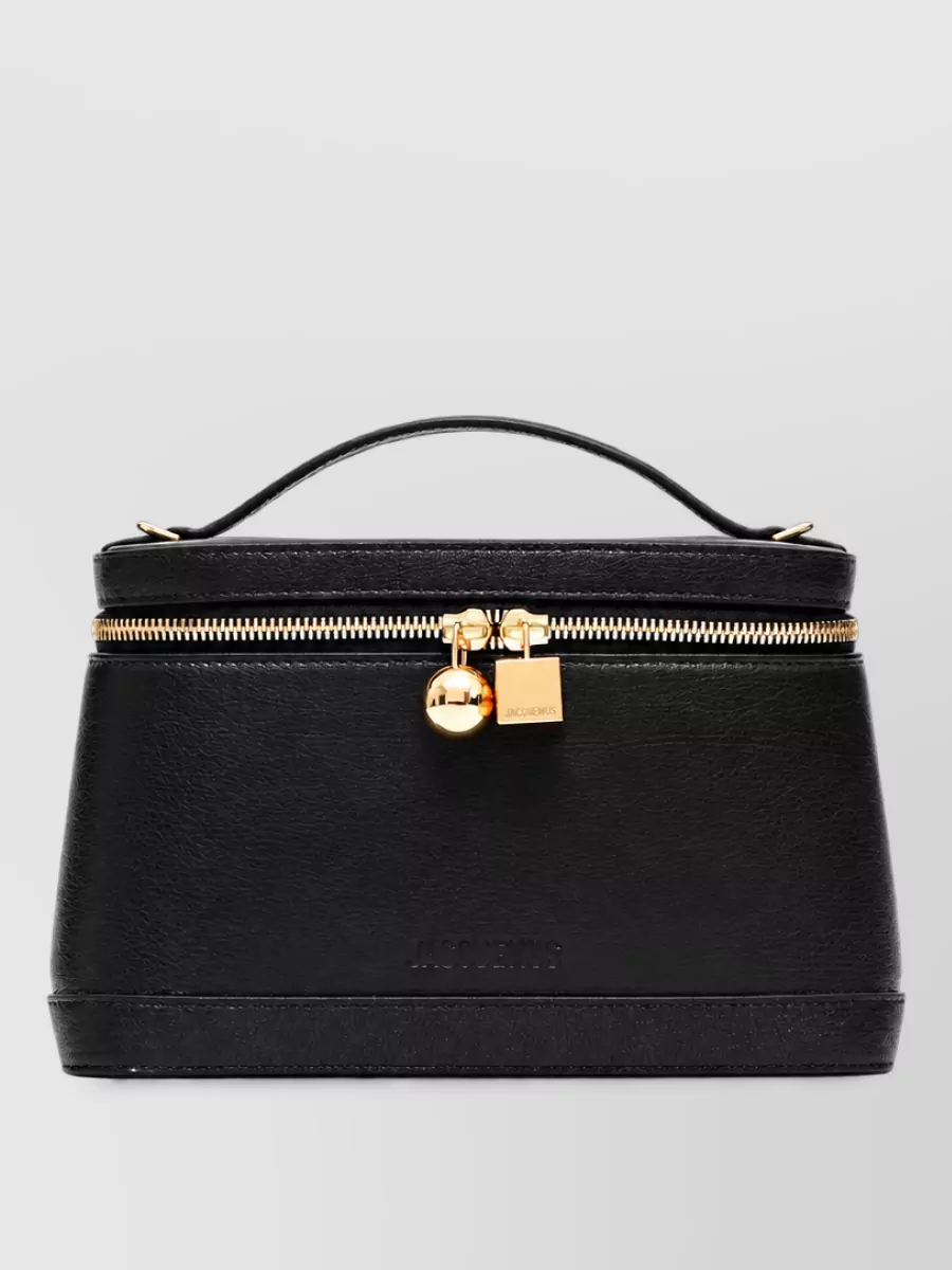 Jacquemus pebbled leather clutch bag