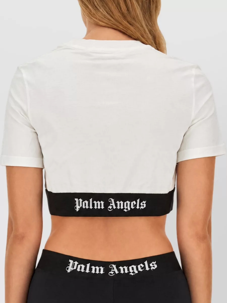 Palm Angels Cotton Logo-Print T-Shirt
