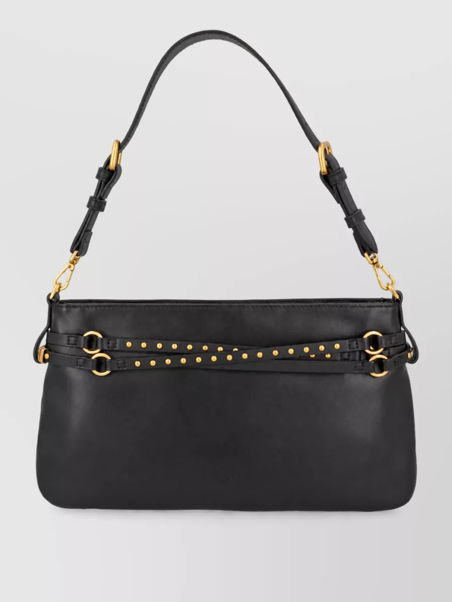 Pinko Medium Belt Clutch Bag Studded Strap