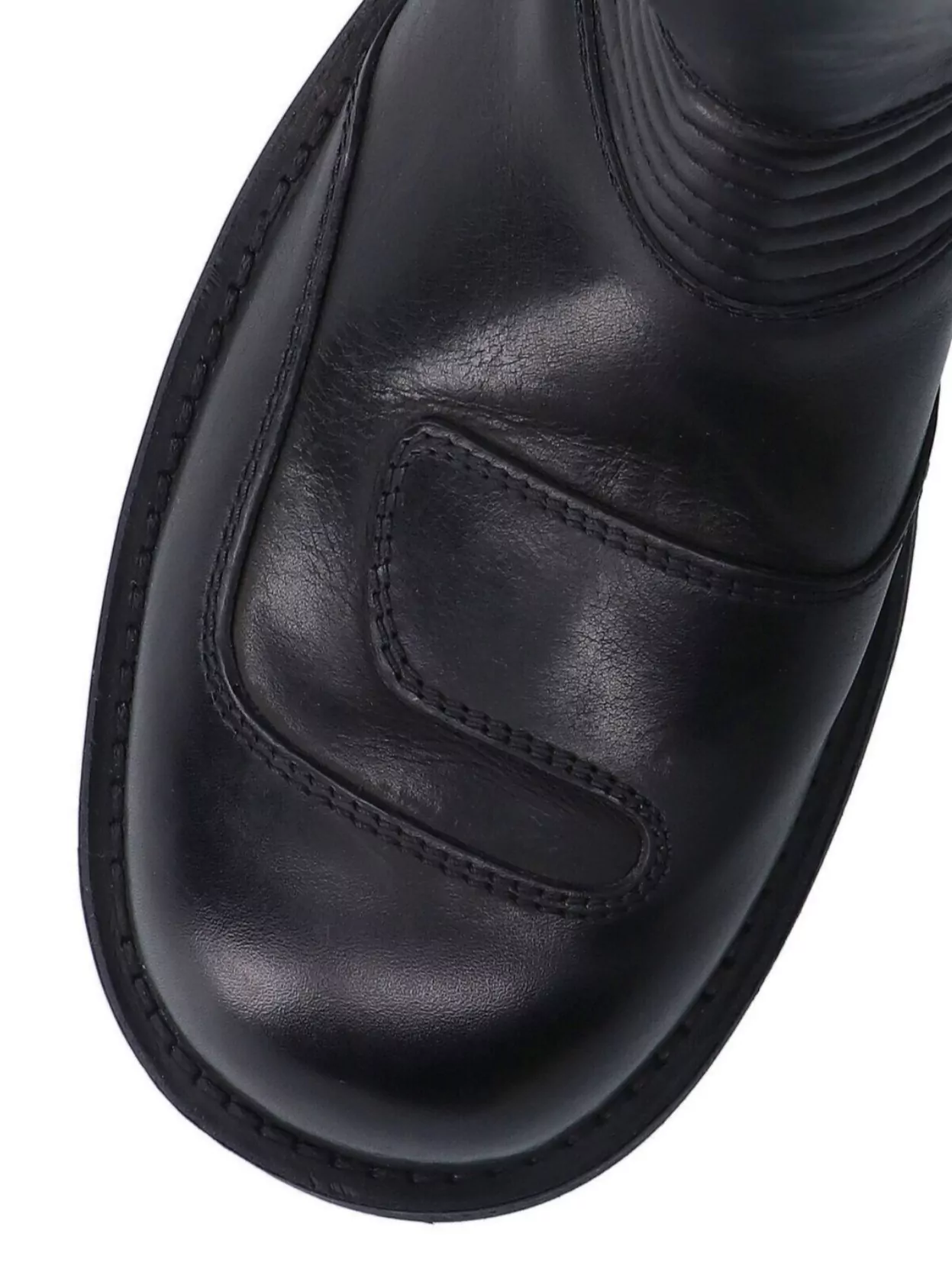 Mm6 Maison Margiela High Shaft Round Toe Stitched Boots