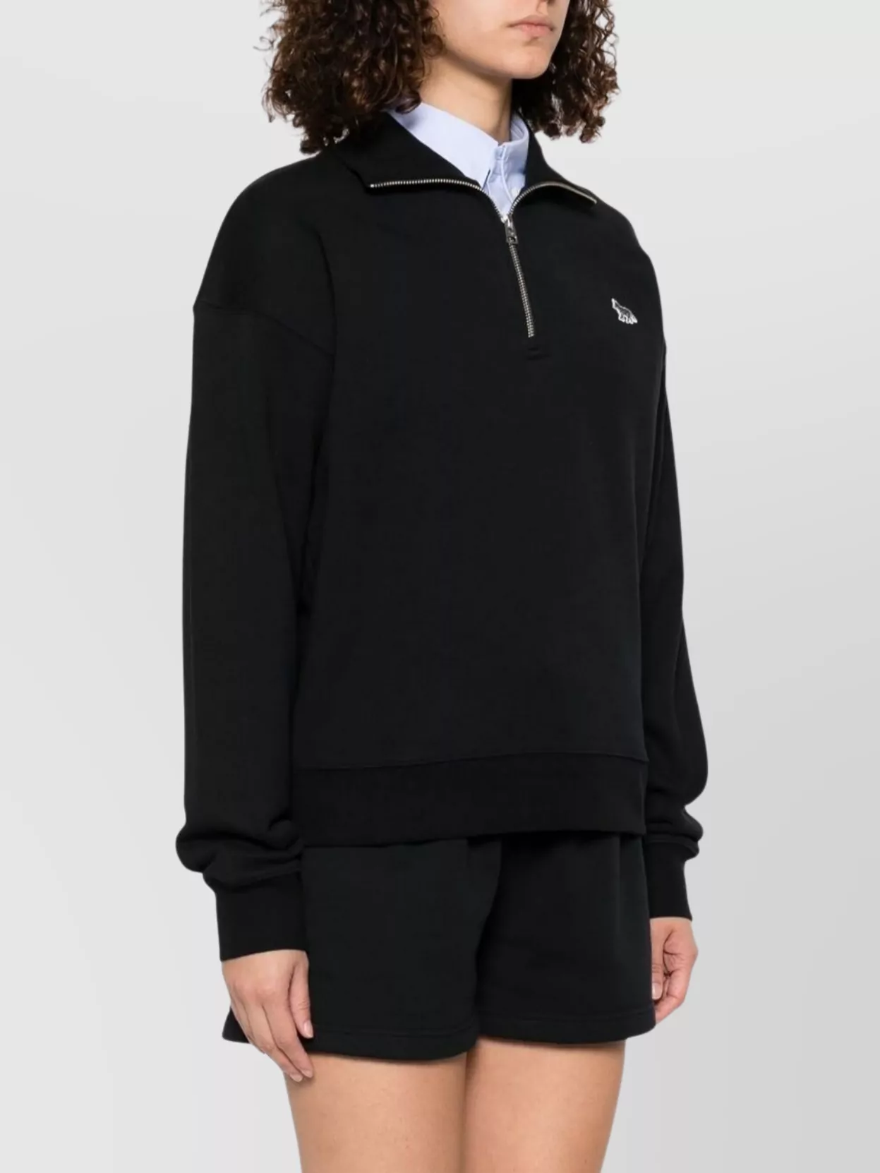 Shop Maison Kitsuné Baby Fox Cotton Sweatshirt