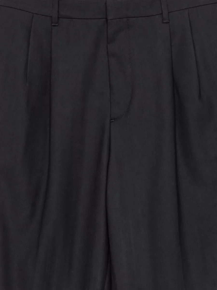 Lardini Pleated Wool Tailored Trousers