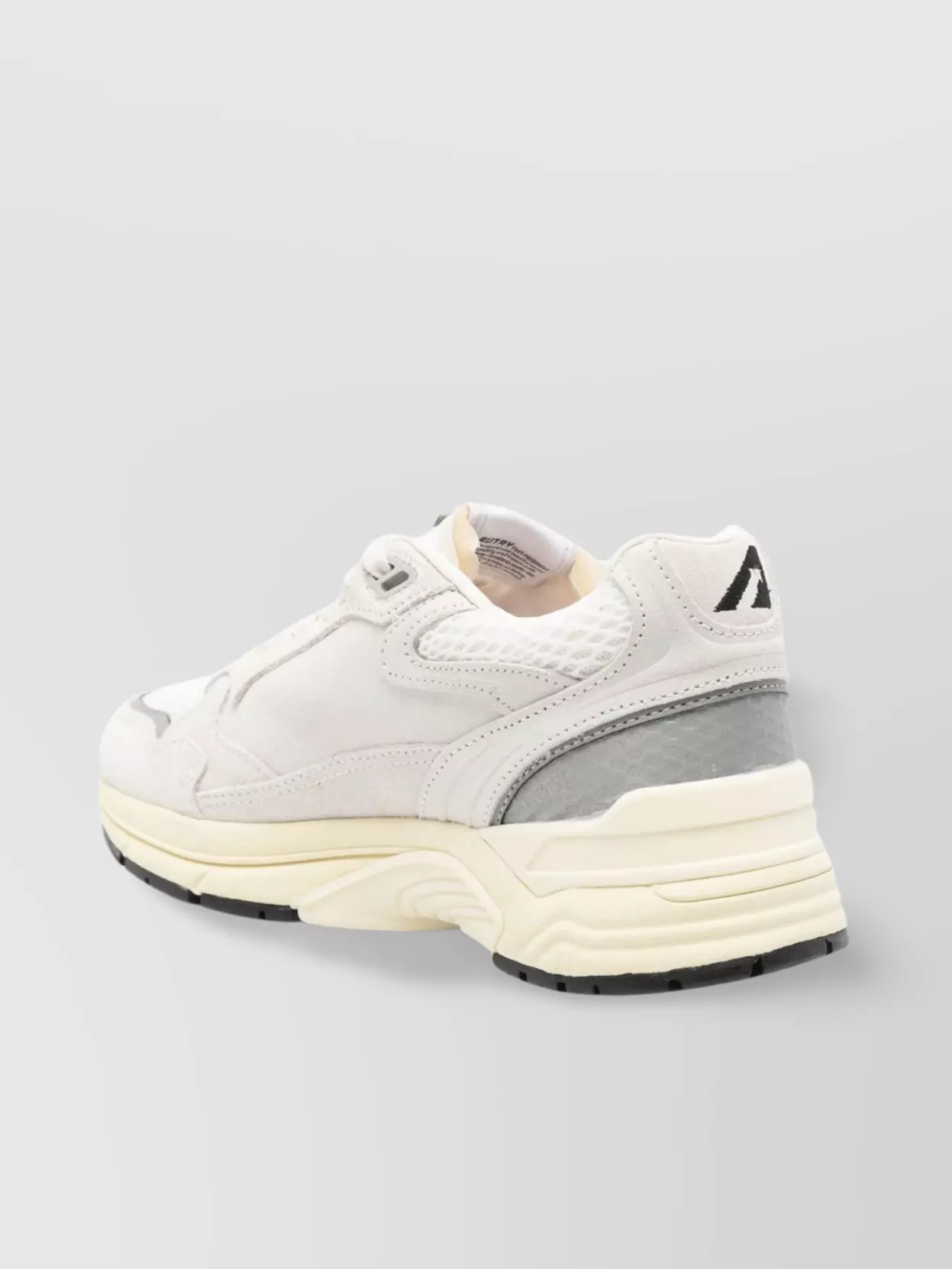 Autry Mesh And Suede Sneakers With Contrast Sole