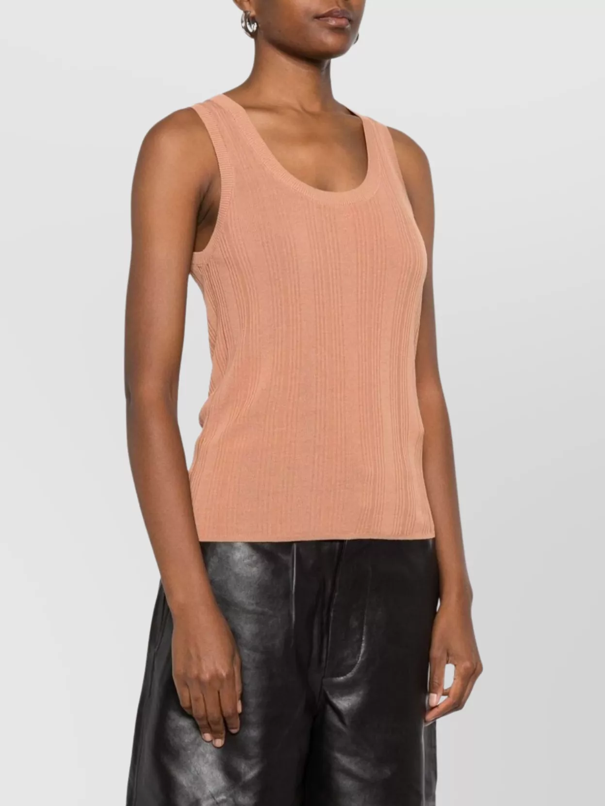 Weekend Max Mara Sleeveless Scoop Neck Knitwear Top