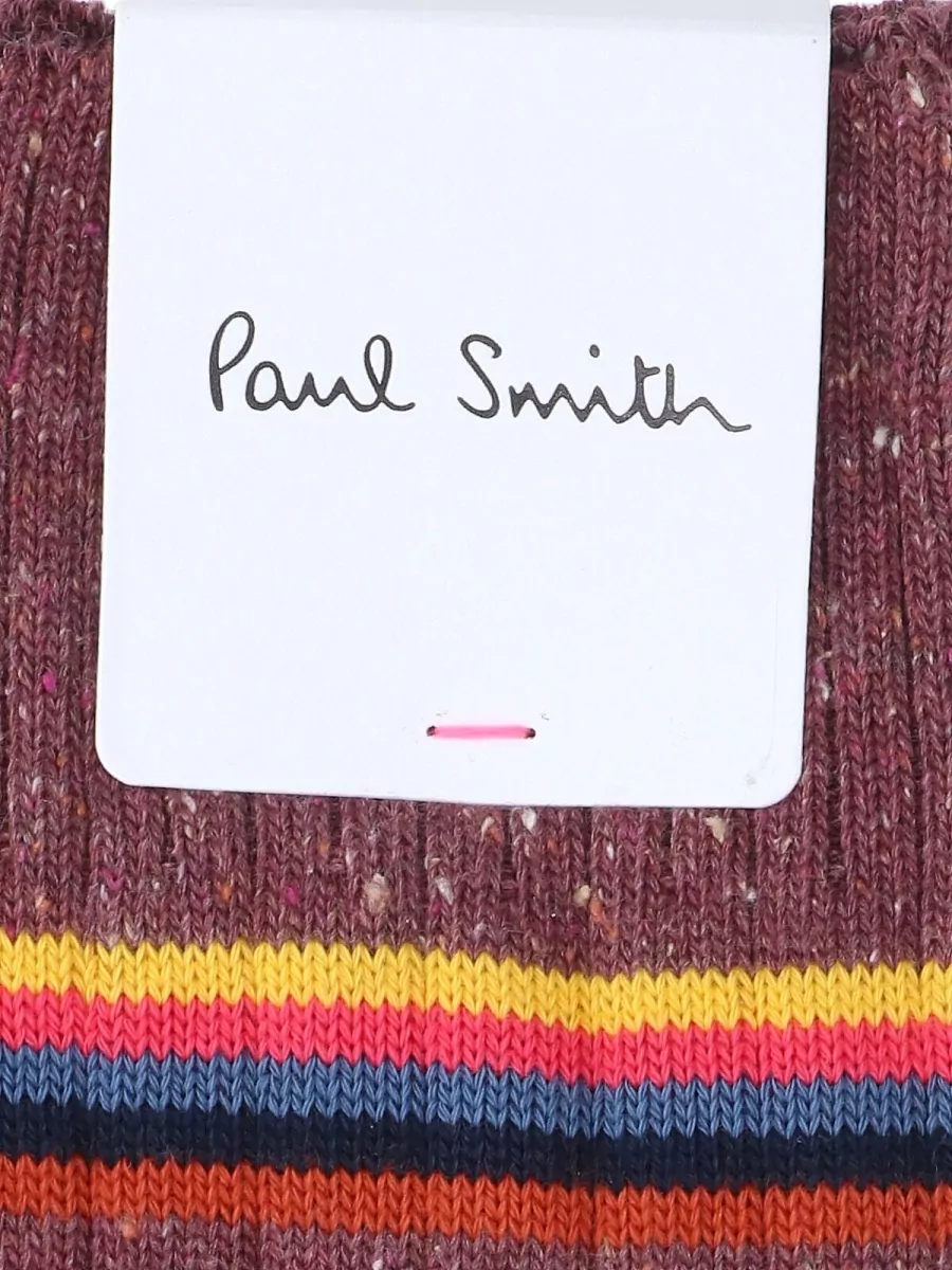 Paul Smith Ribbed Striped Knit Hosiery Collection