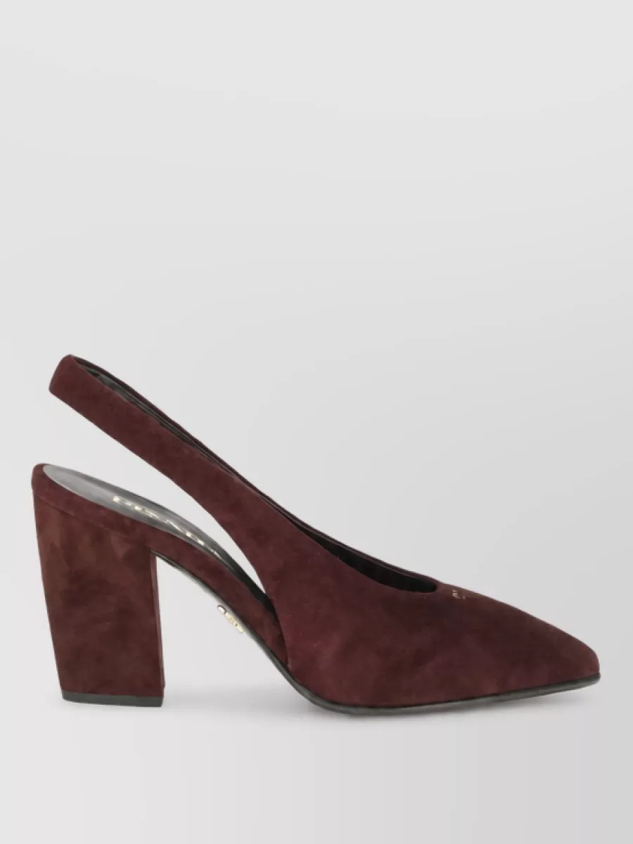 Prada Suede Slingback Pumps